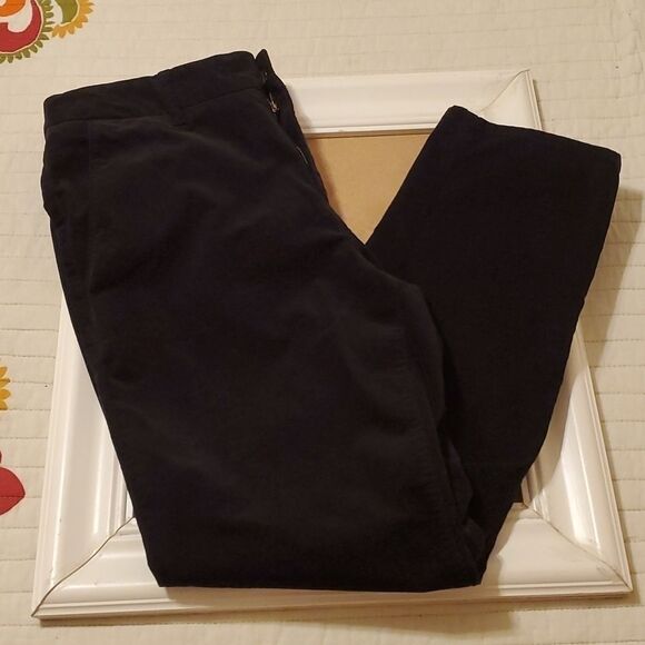 Vince black micro ribbed corduroy pants size 8 - Picture 5 of 10